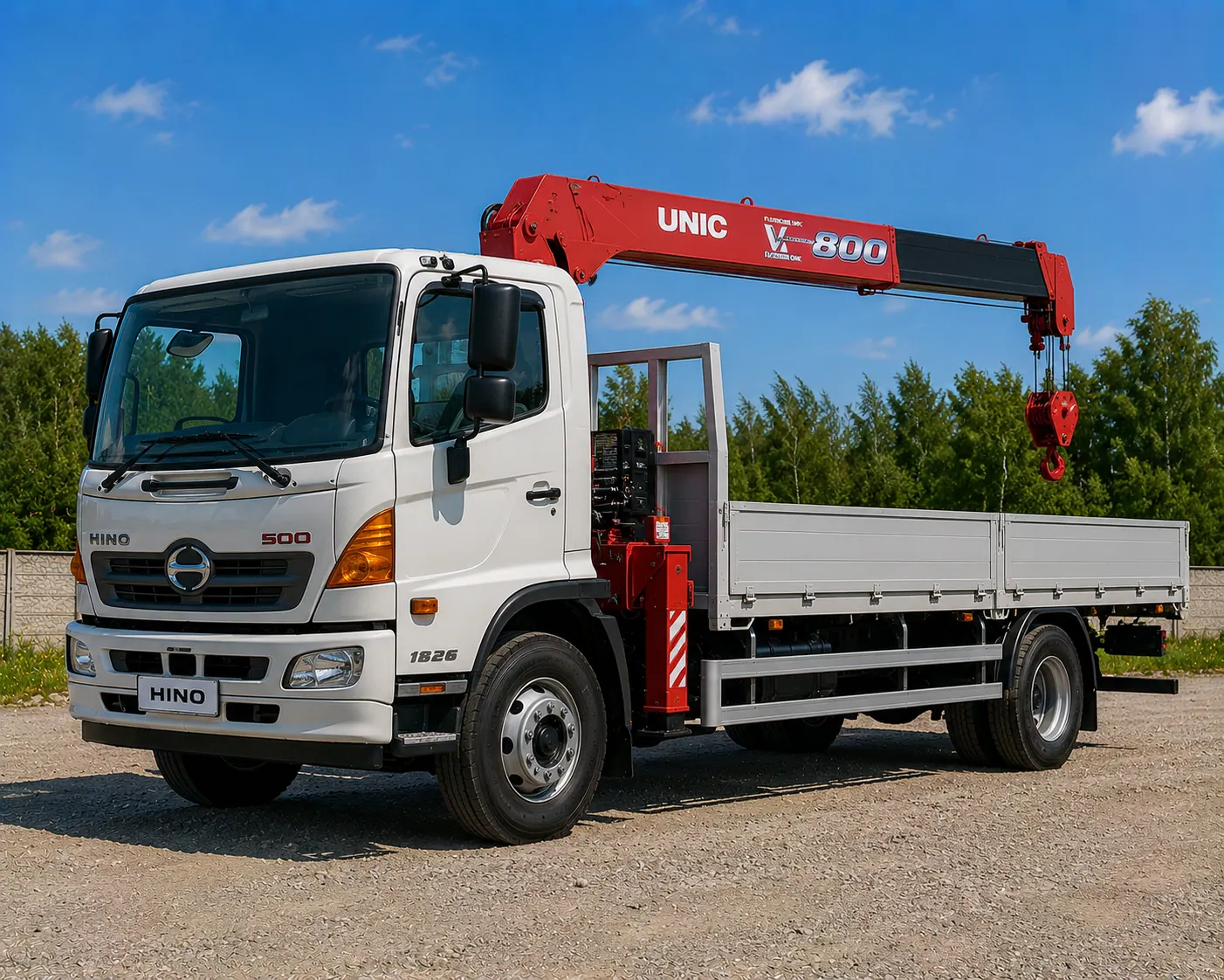 Манипулятор Hino 8 тонн в аренду